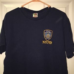 Navy Blue NYPD Emblem Tshirt